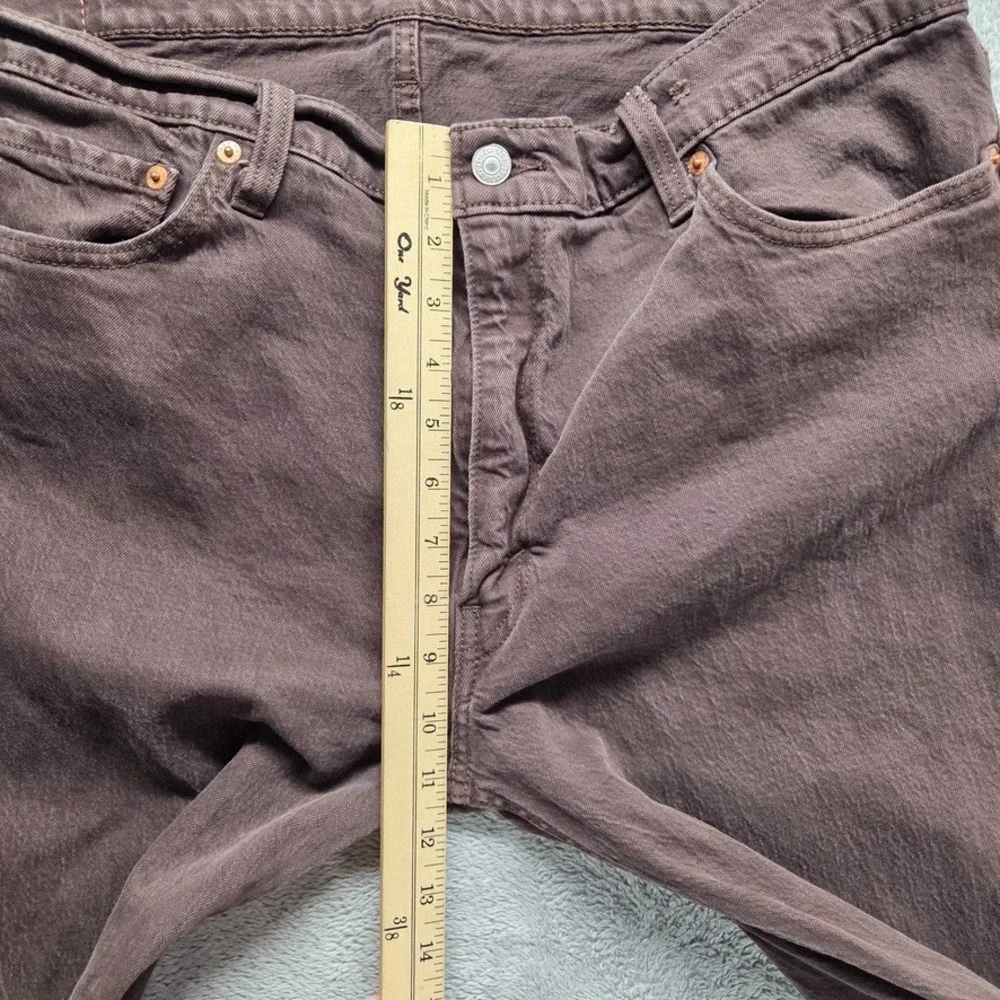 Levis‎ 511 Jeans Mens 40X32 Brown Slim Straight Mid Rise Denim